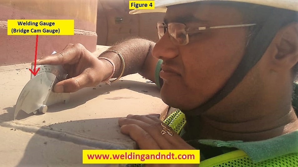 welding inspection by an inspector